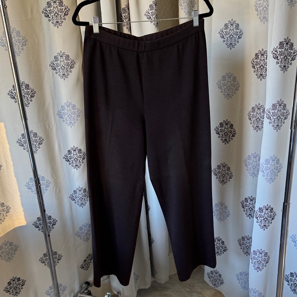 St. John Collection Brown Wide Leg Pants